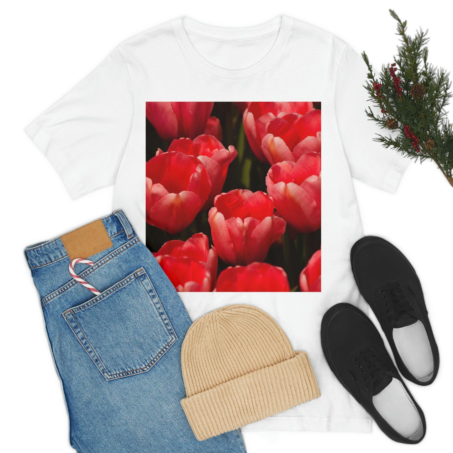 Flowers 09 Unisex Jersey Short Sleeve Tee