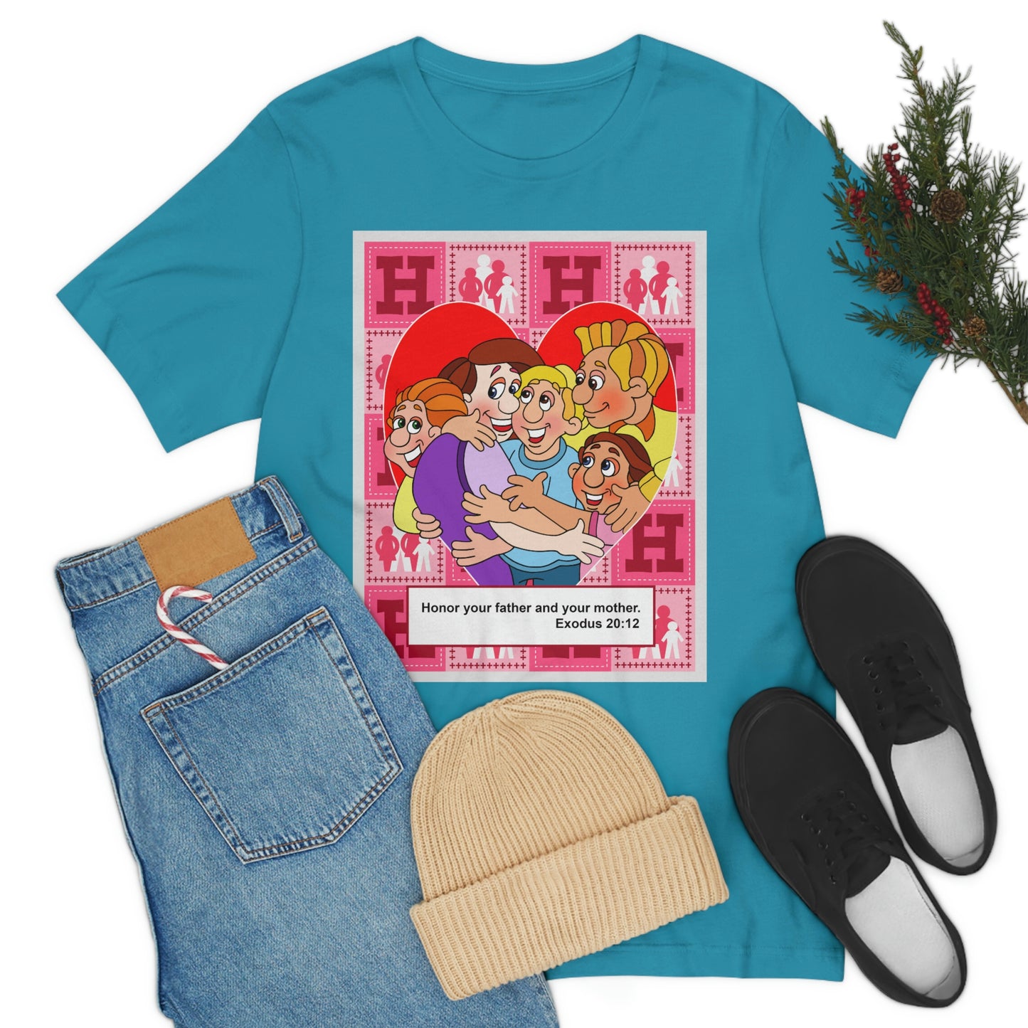 The Bible as Simple as ABC H Unisex Jersey Short Sleeve Tee