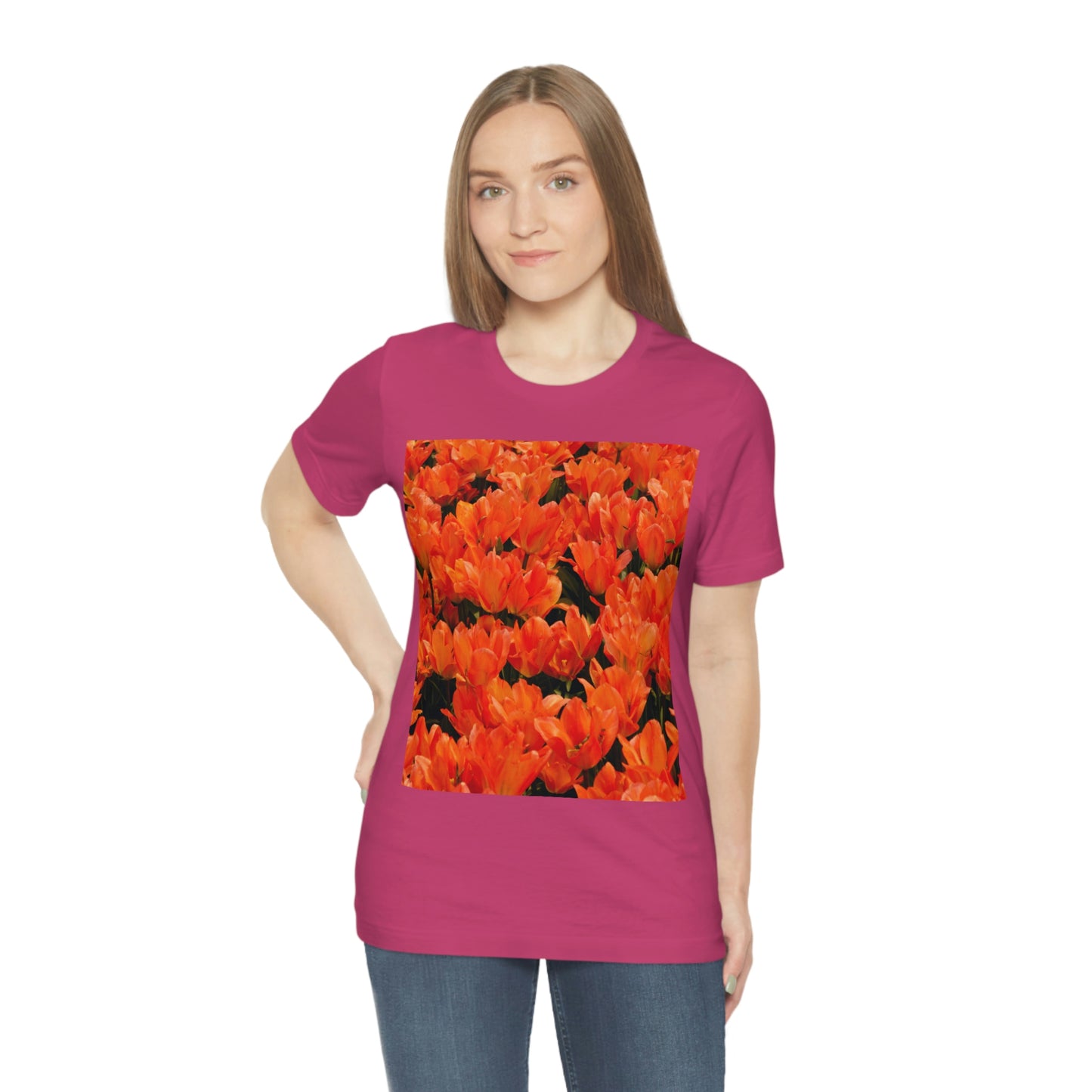 Flowers 03 Unisex Jersey Short Sleeve Tee