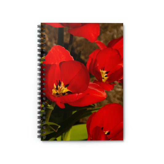 Flowers 05 Spiral Notebook - Ruled Line