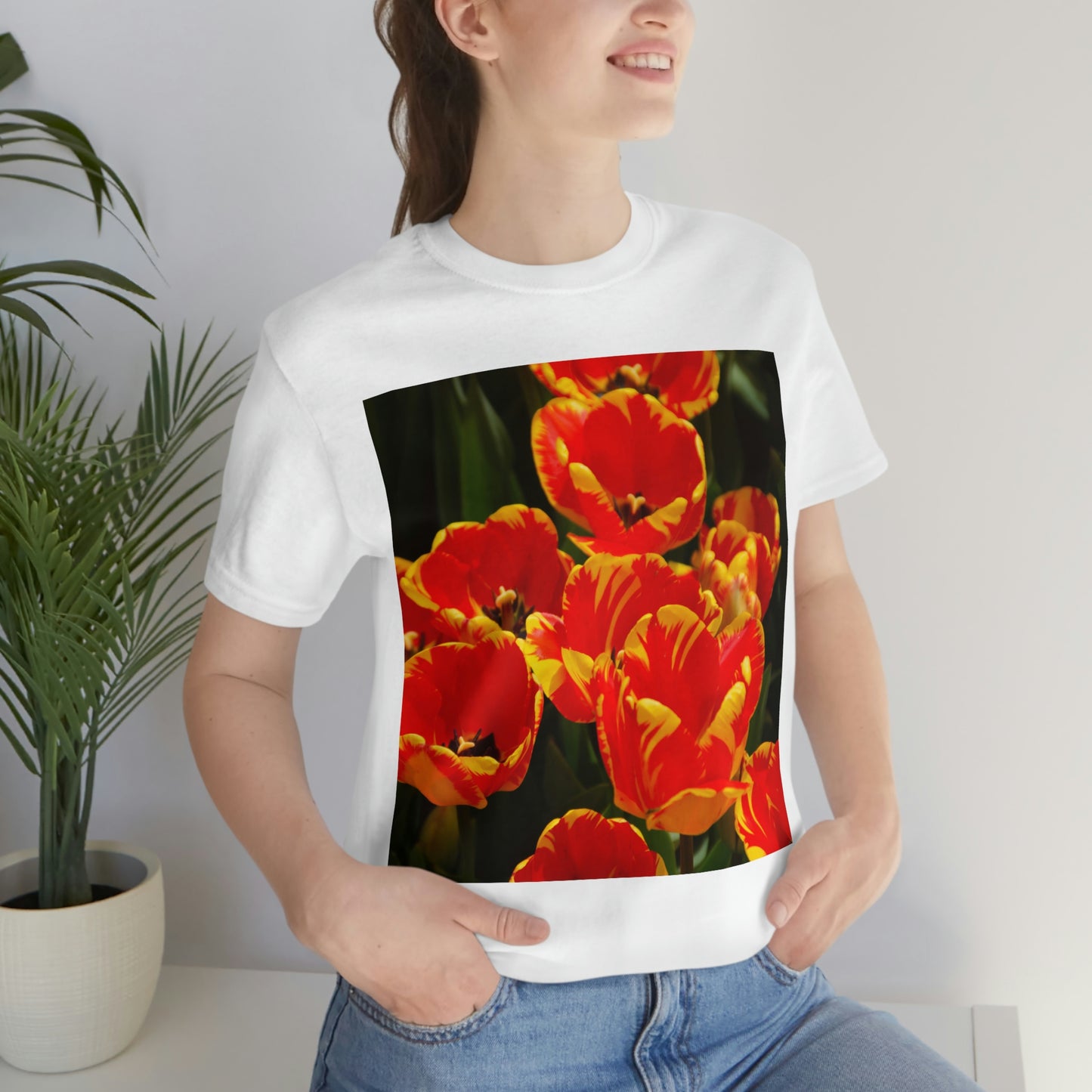 Flowers 19 Unisex Jersey Short Sleeve Tee