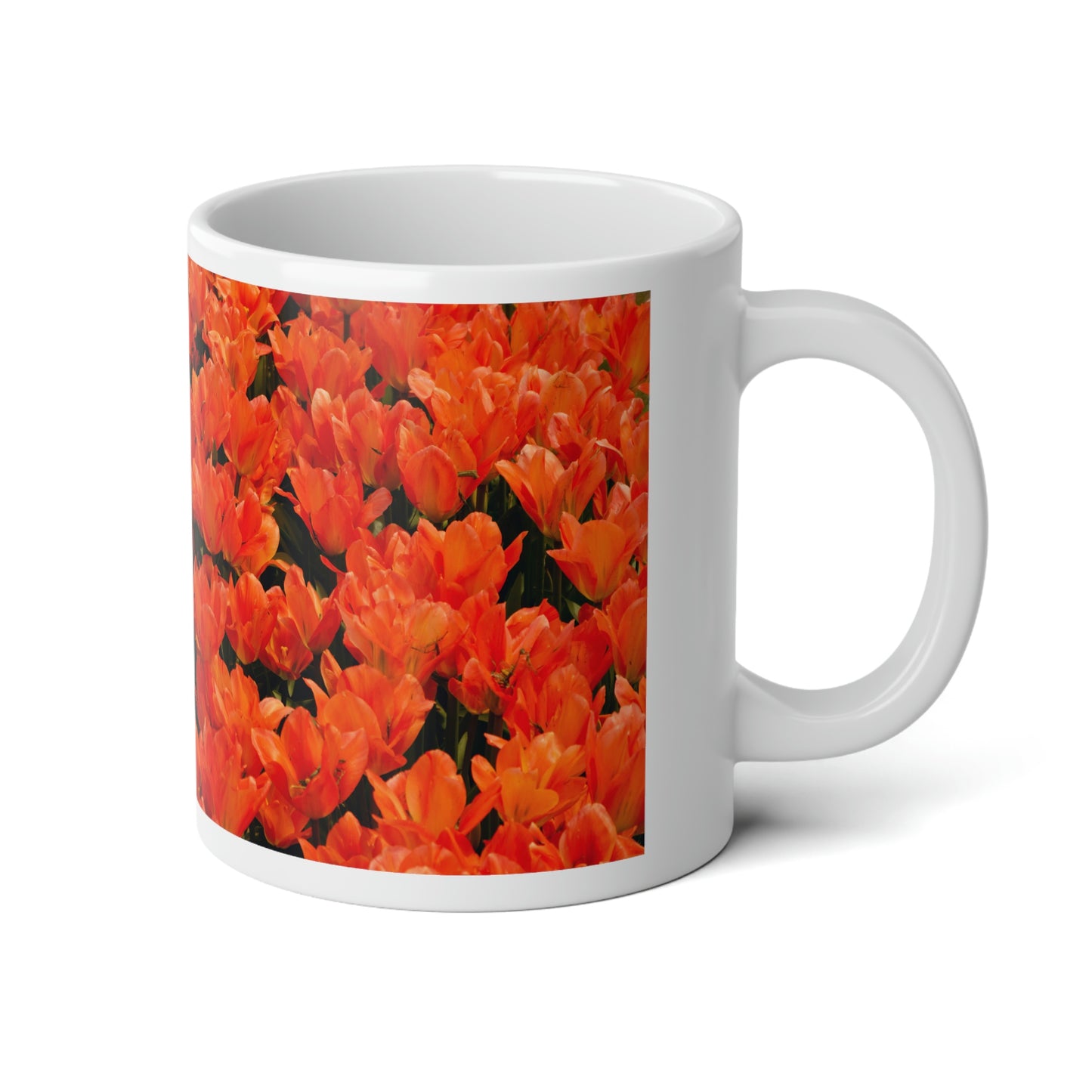 Flowers 03 Jumbo Mug, 20oz