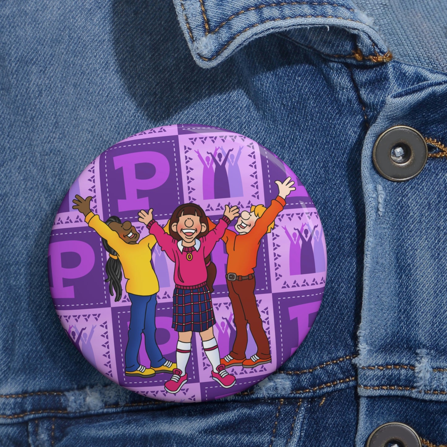 The Bible as Simple as ABC P Custom Pin Buttons