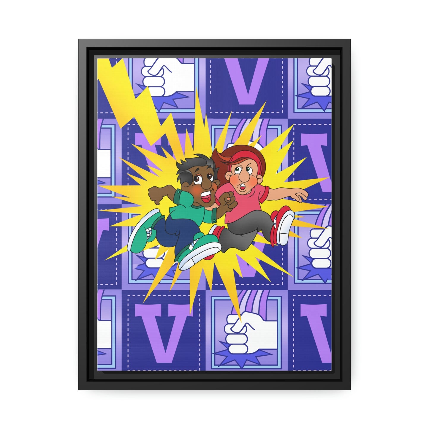 The Bible as Simple as ABC V Matte Canvas, Black Frame