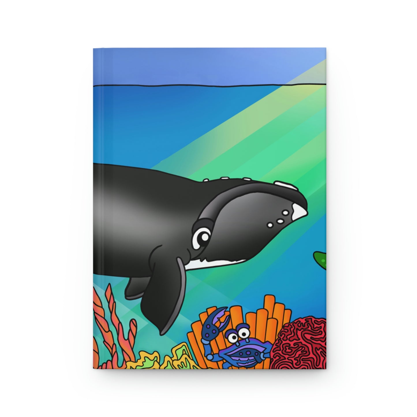 Gray Whale Hardcover Journal Matte