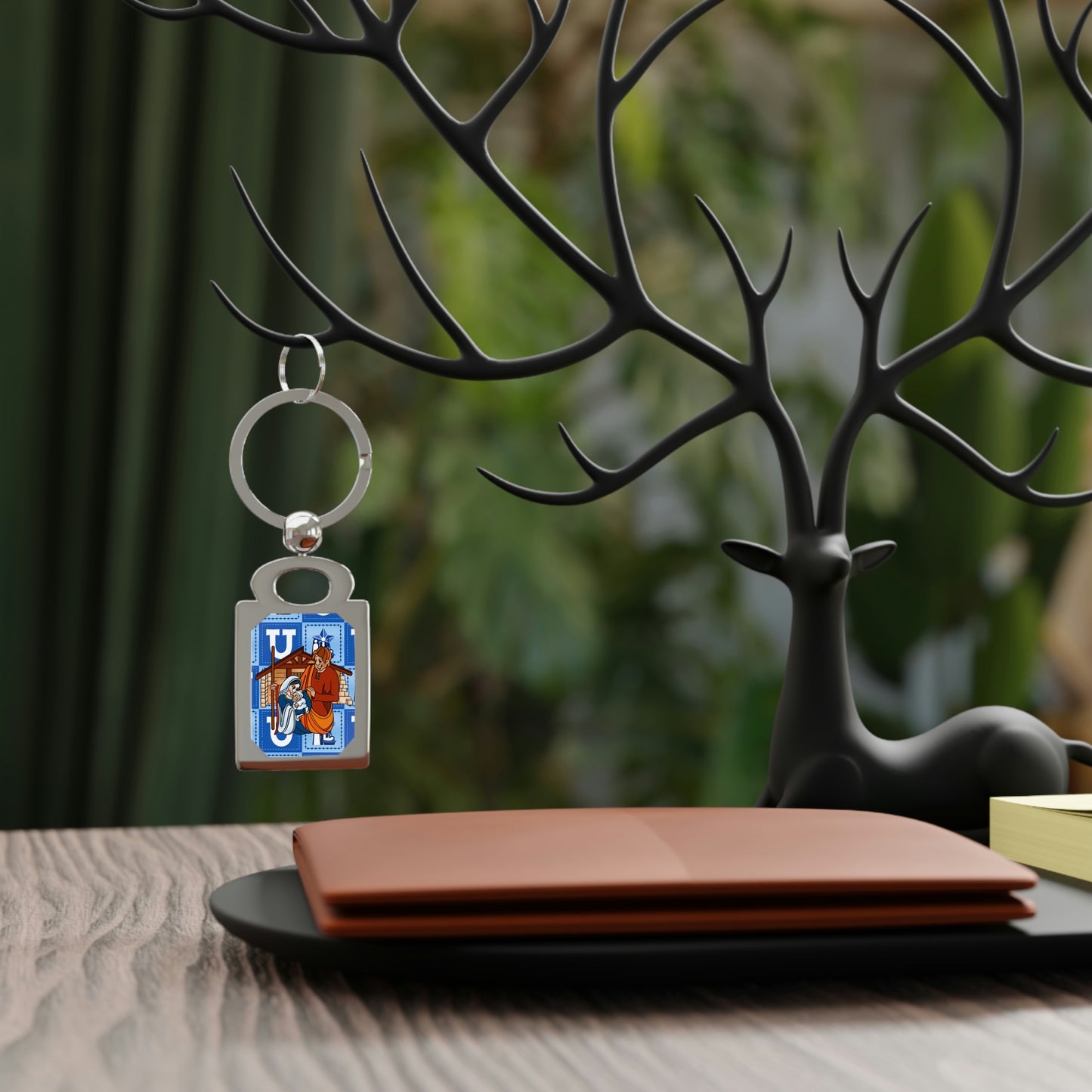 The Bible as Simple as ABC U Rectangle Photo Keyring