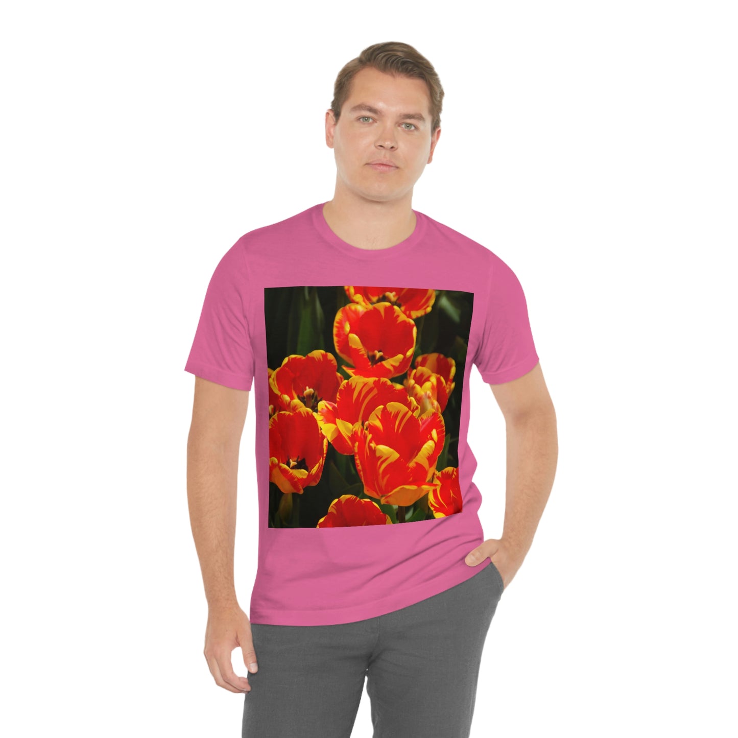 Flowers 19 Unisex Jersey Short Sleeve Tee