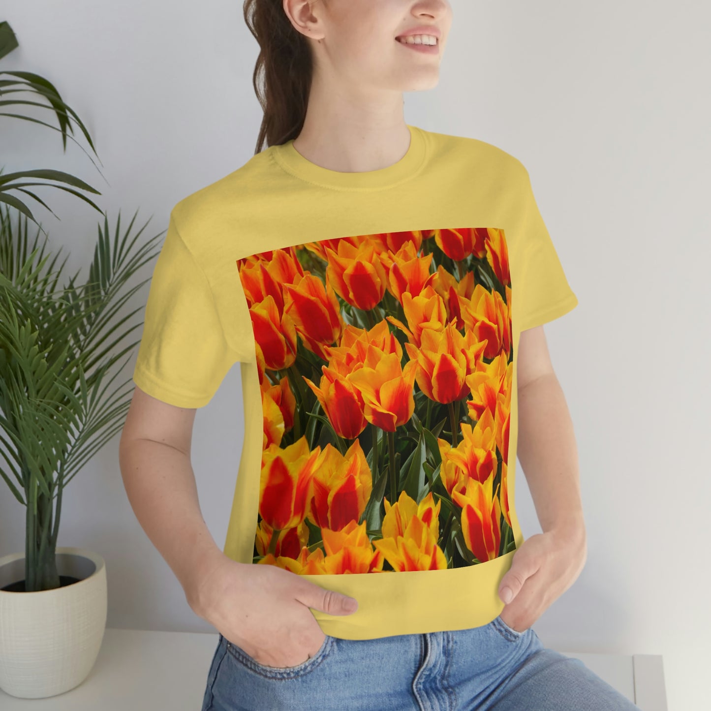 Flowers 18 Unisex Jersey Short Sleeve Tee