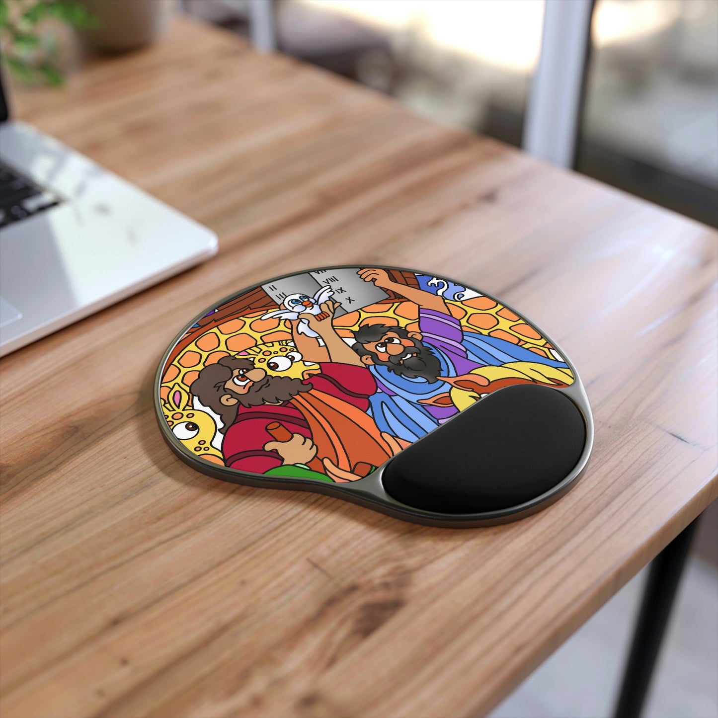 Hark and Harold Angel Sing! Mouse Pad With Wrist Rest