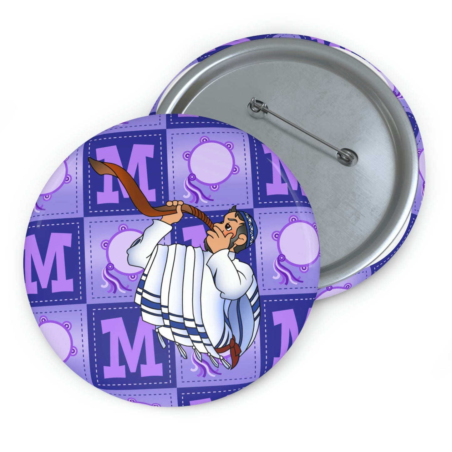 The Bible as Simple as ABC M Custom Pin Buttons