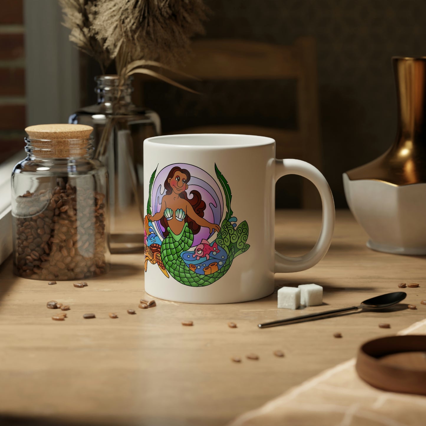 Mermaid!! Jumbo Mug, 20oz