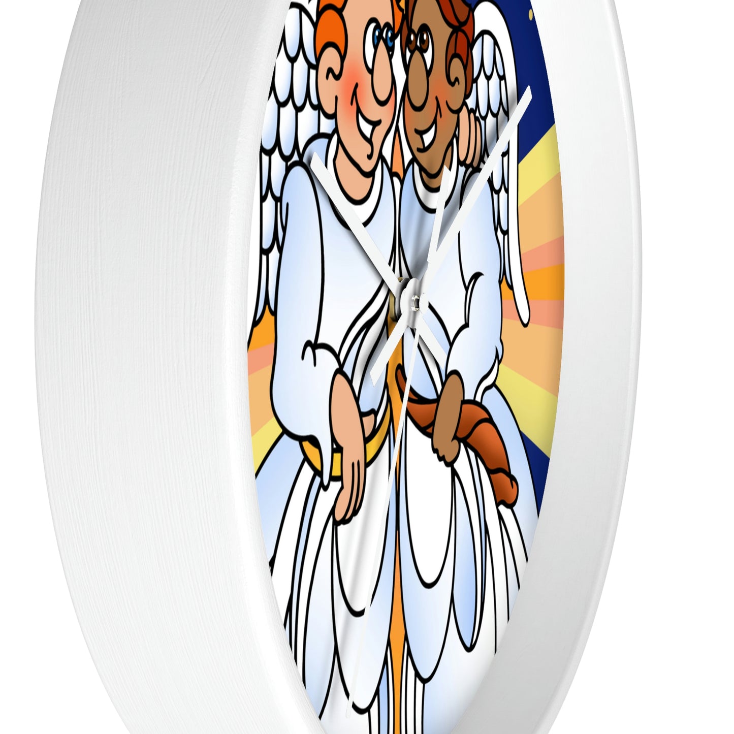 Hark and Harold Angel Sing Wall clock