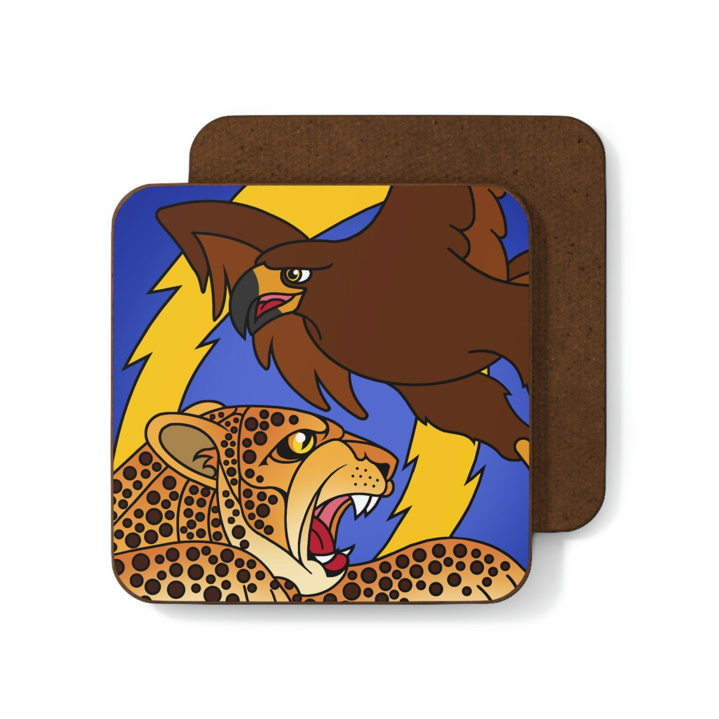 The Paramount Chief and One Wise Woman! Hardboard Back Coaster
