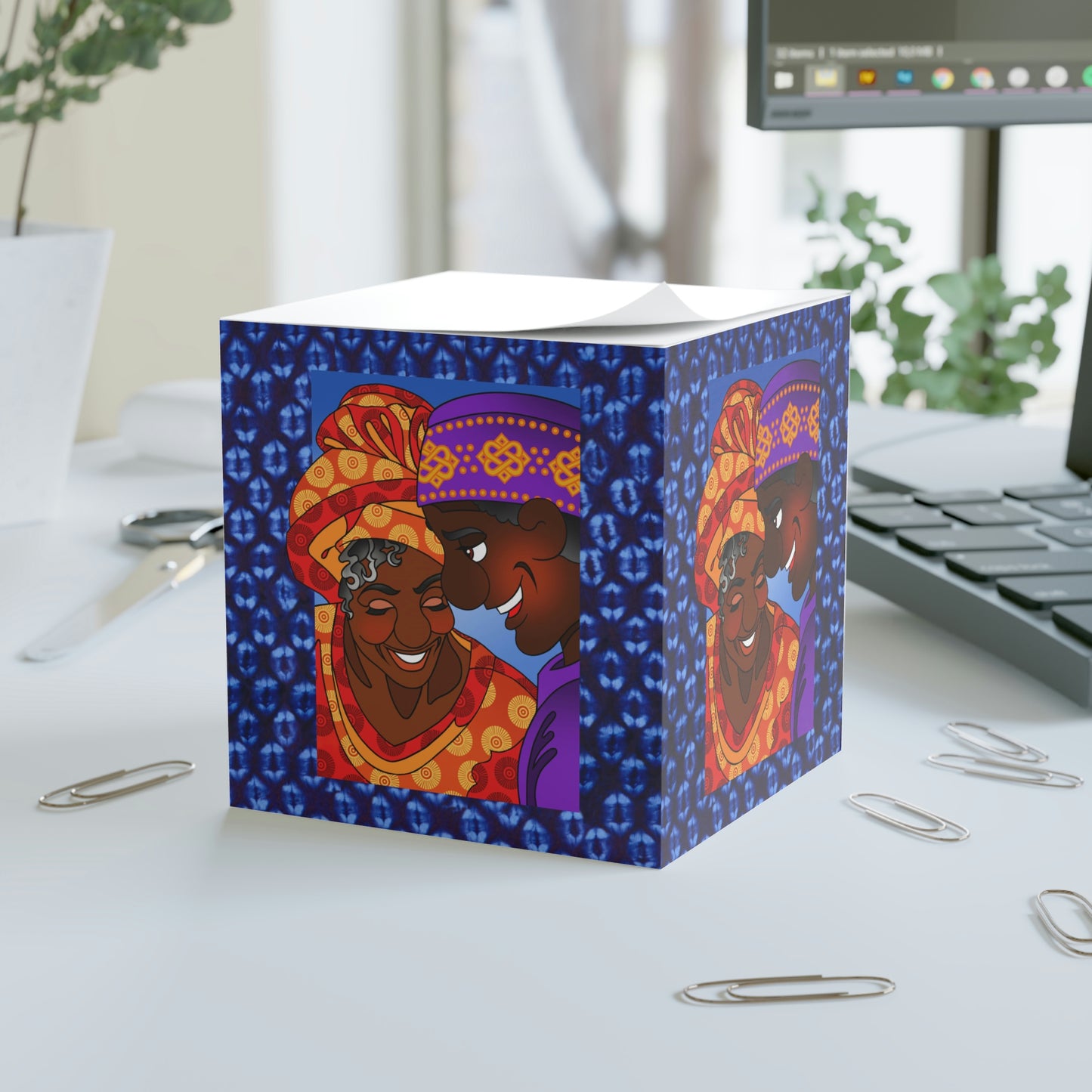 The Paramount Chief and One Wise Woman Note Cube