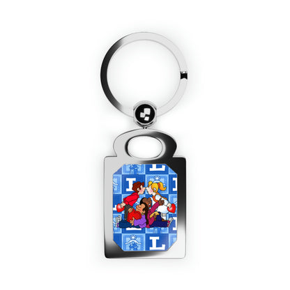 The Bible as Simple as ABC L Rectangle Photo Keyring