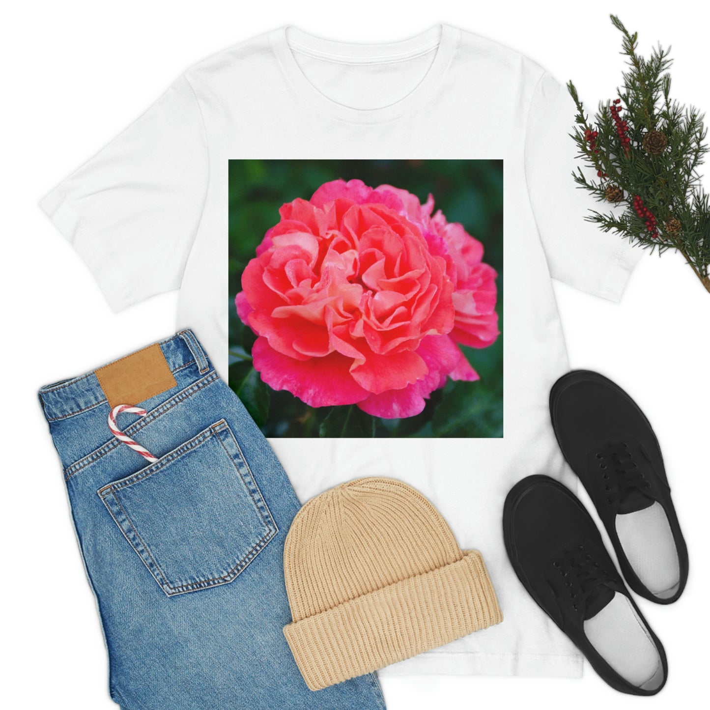 Flowers 08 Unisex Jersey Short Sleeve Tee