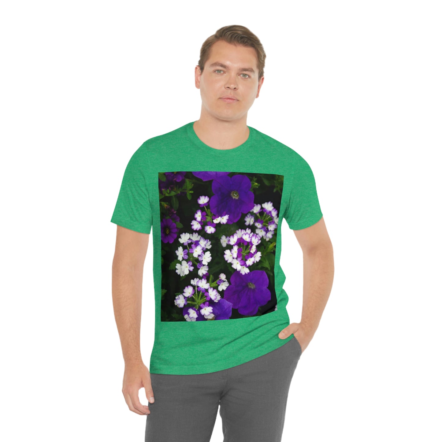 Flowers 04 Unisex Jersey Short Sleeve Tee