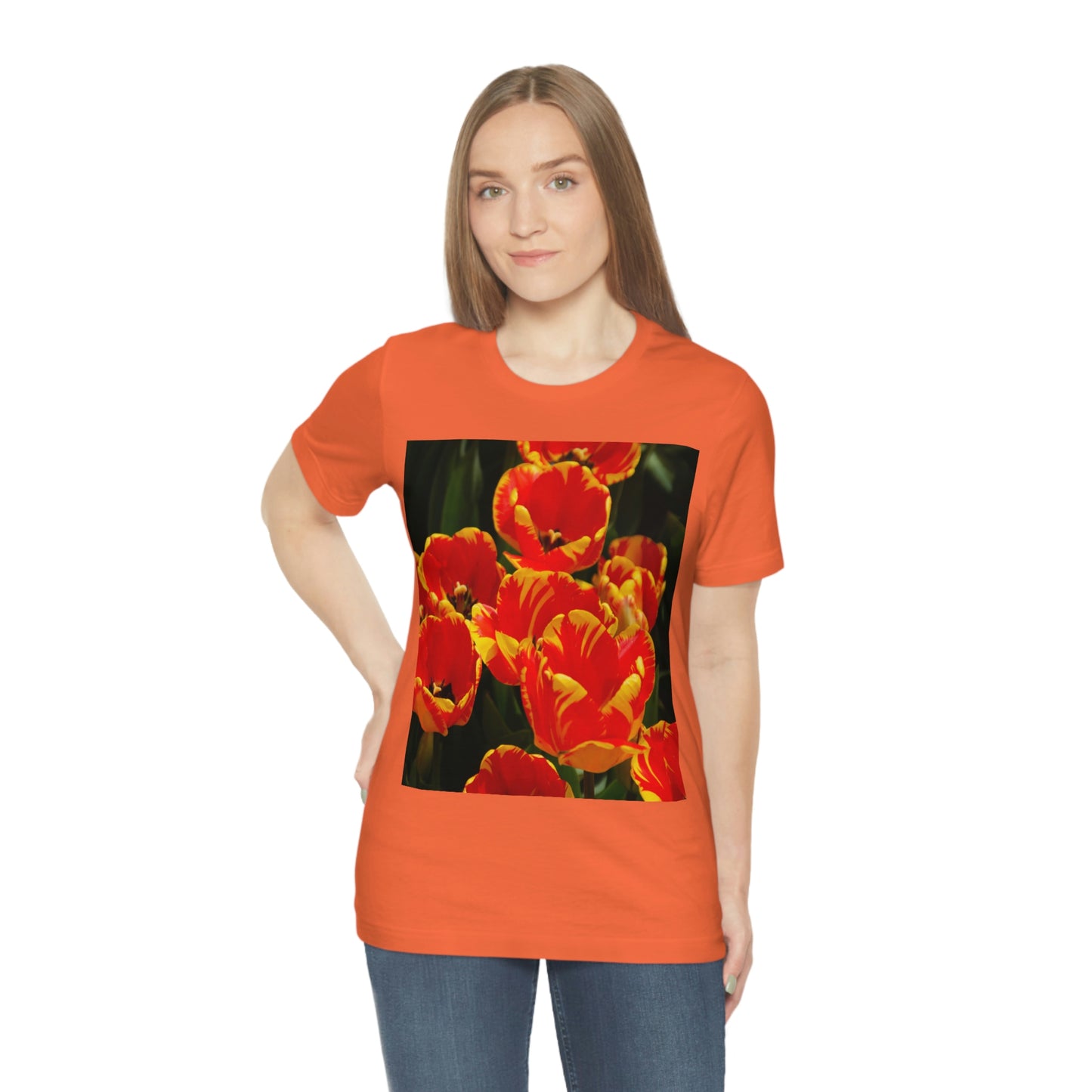 Flowers 19 Unisex Jersey Short Sleeve Tee