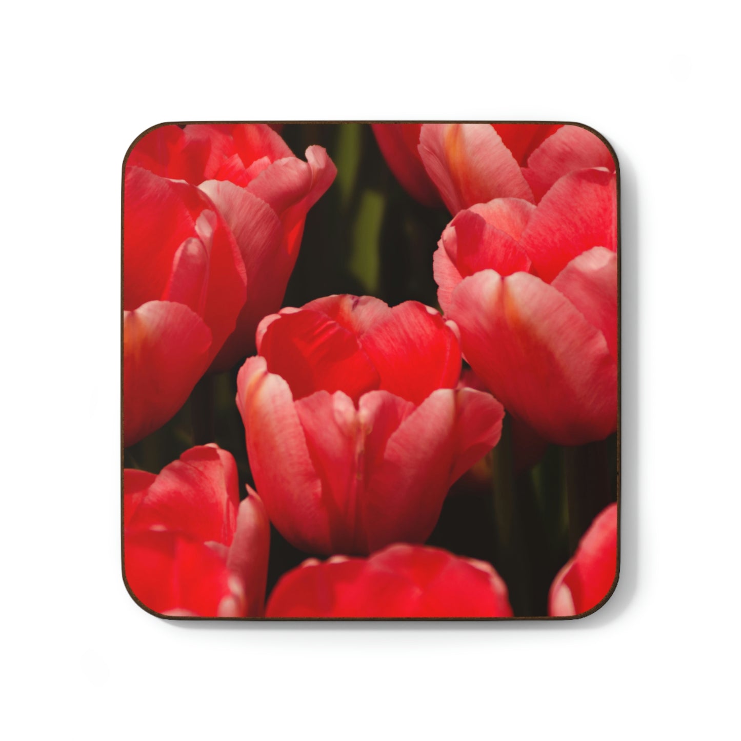 Flowers 09 Hardboard Back Coaster