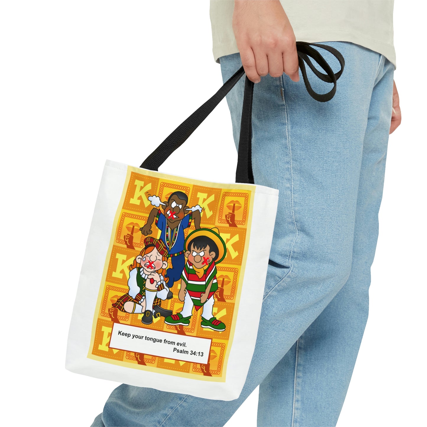 The Bible as Simple as ABC K AOP Tote Bag