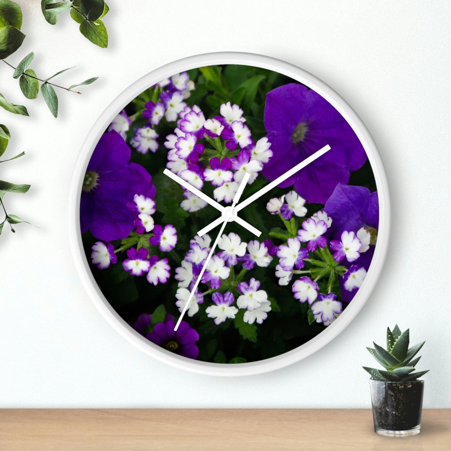 Flowers 04 Wall Clock