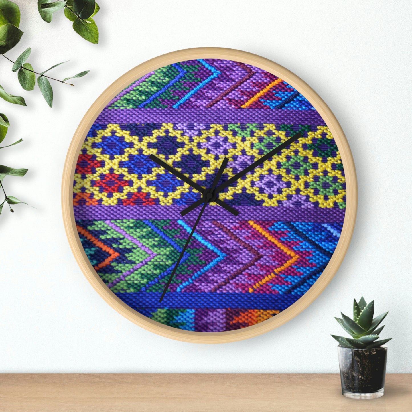 A Pack of Lies Fabric!!! Wall Clock