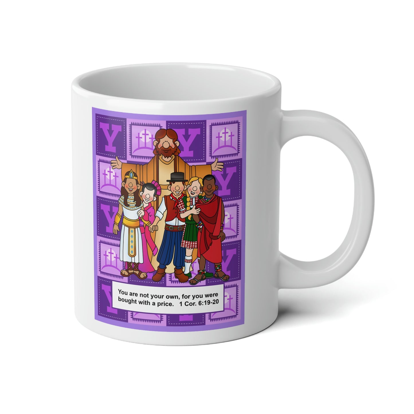 The Bible as Simple as ABC Y Jumbo Mug, 20oz