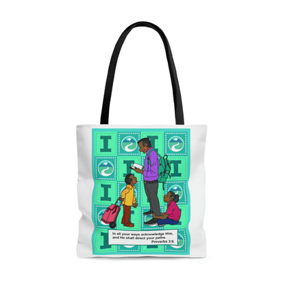 The Bible as Simple as ABC I AOP Tote Bag