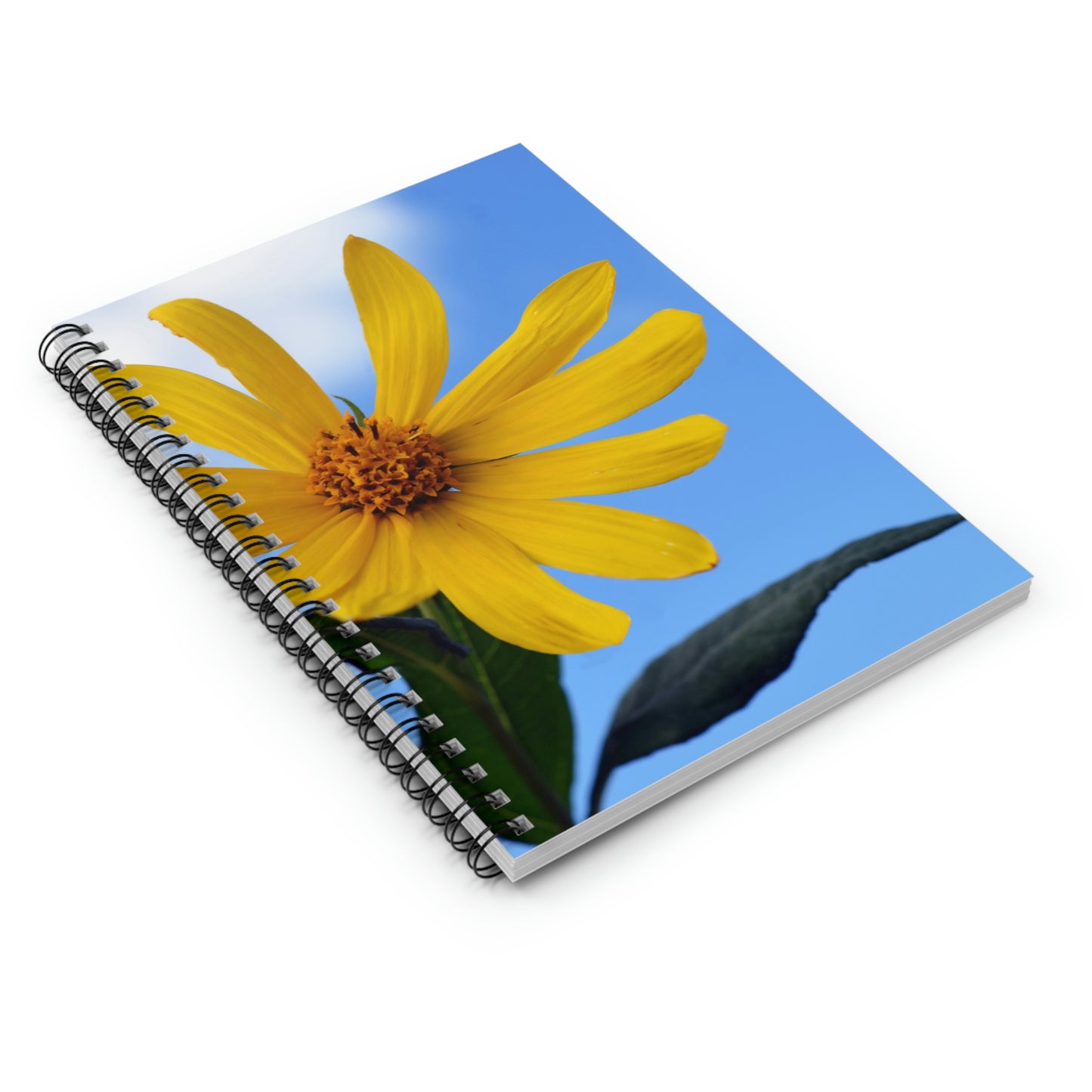 Flowers 32 Spiral Notebook - Ruled Line