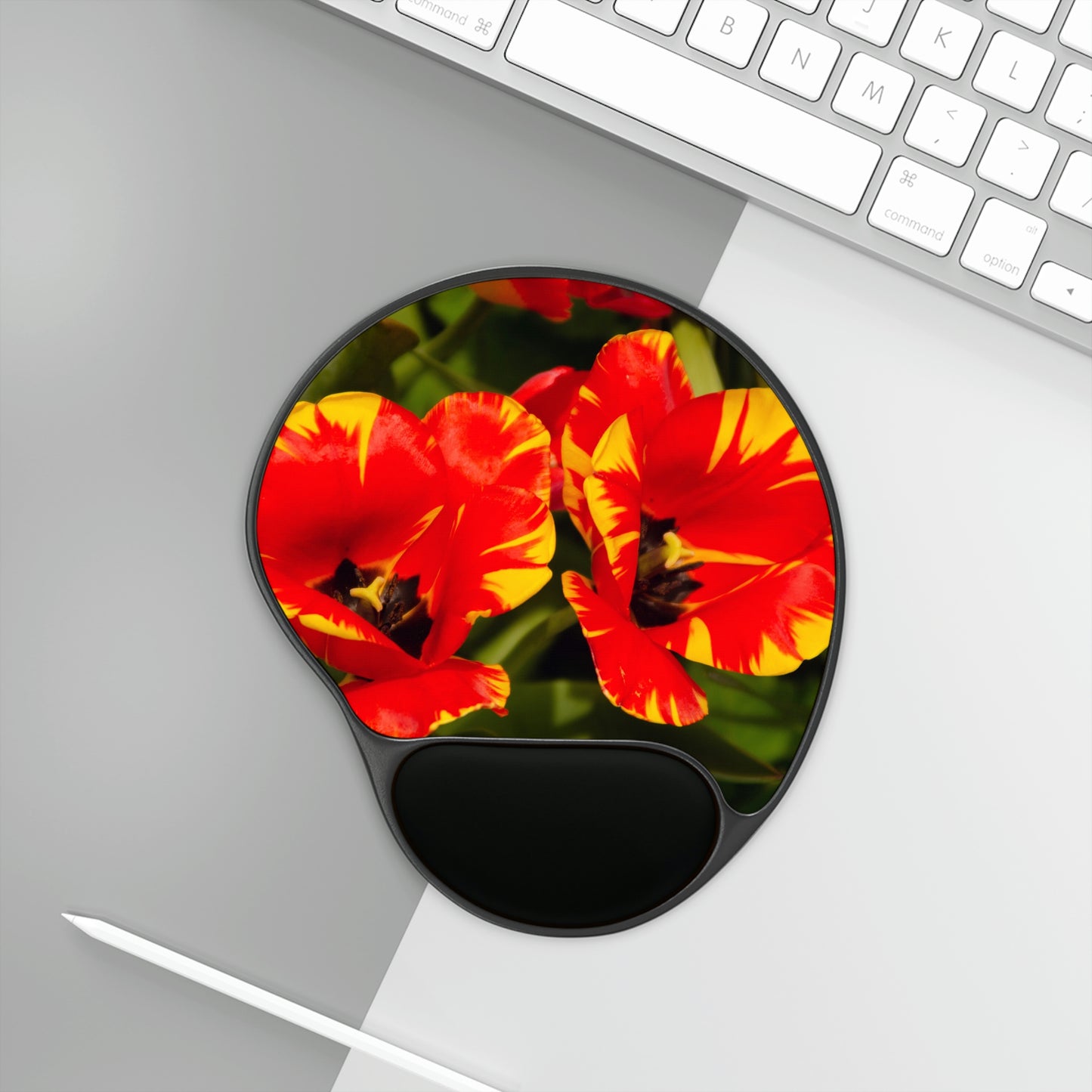 Flowers 12 Mouse Pad With Wrist Rest