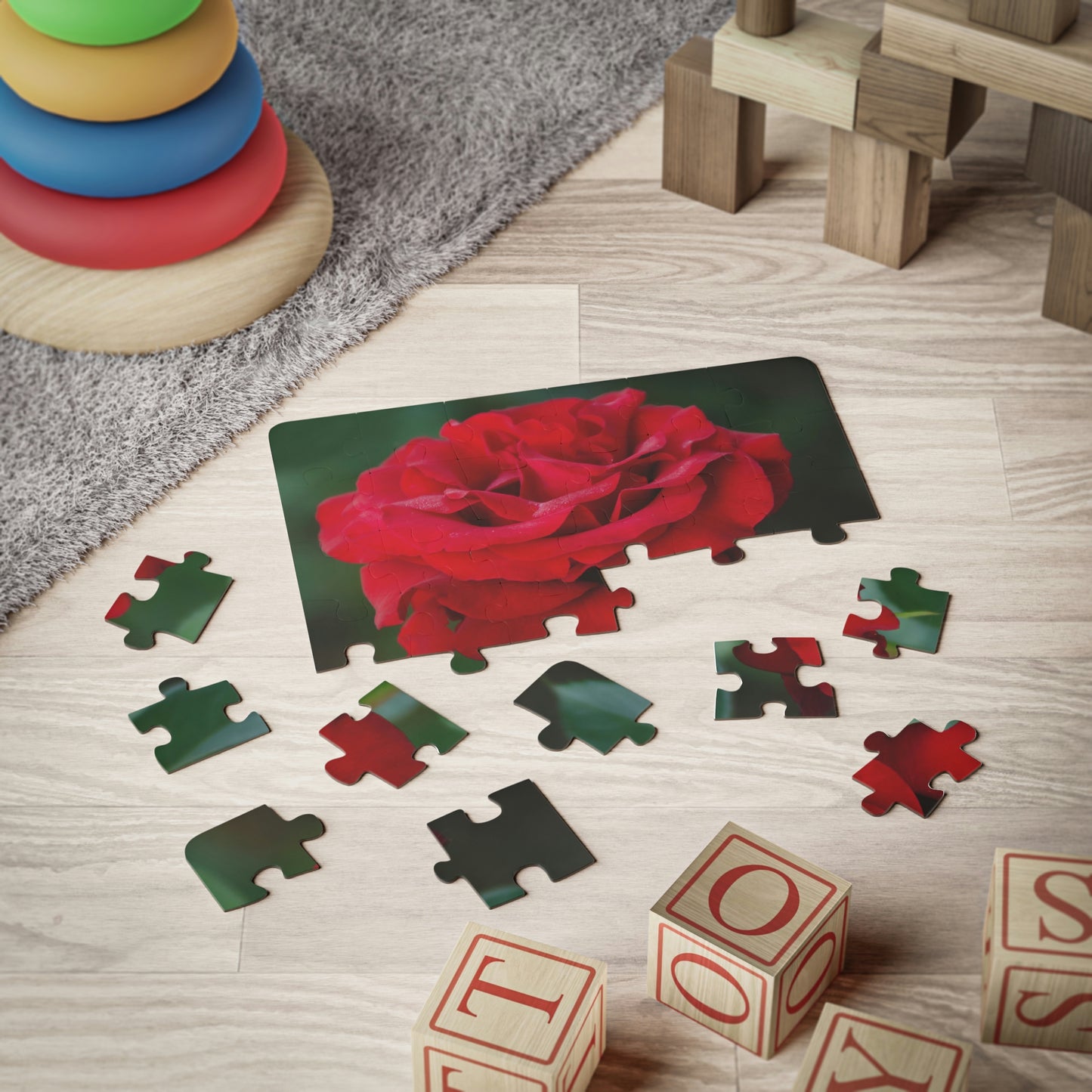 Flowers 14 Kids' Puzzle, 30-Piece