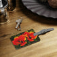 Flowers 12 Saffiano Polyester Luggage Tag, Rectangle