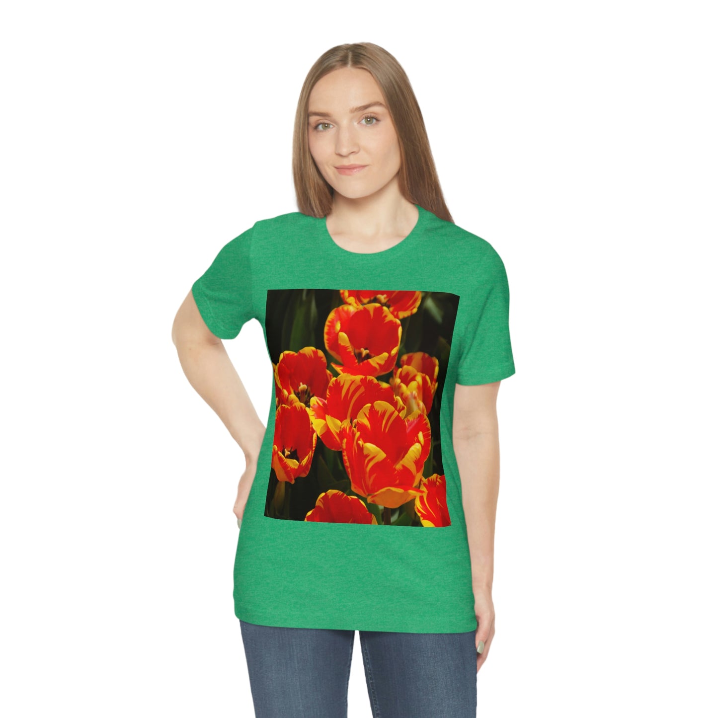 Flowers 19 Unisex Jersey Short Sleeve Tee