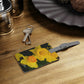 Flowers 10 Saffiano Polyester Luggage Tag, Rectangle