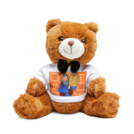 The Bible as Simple as ABC F Teddy Bear with T-Shirt