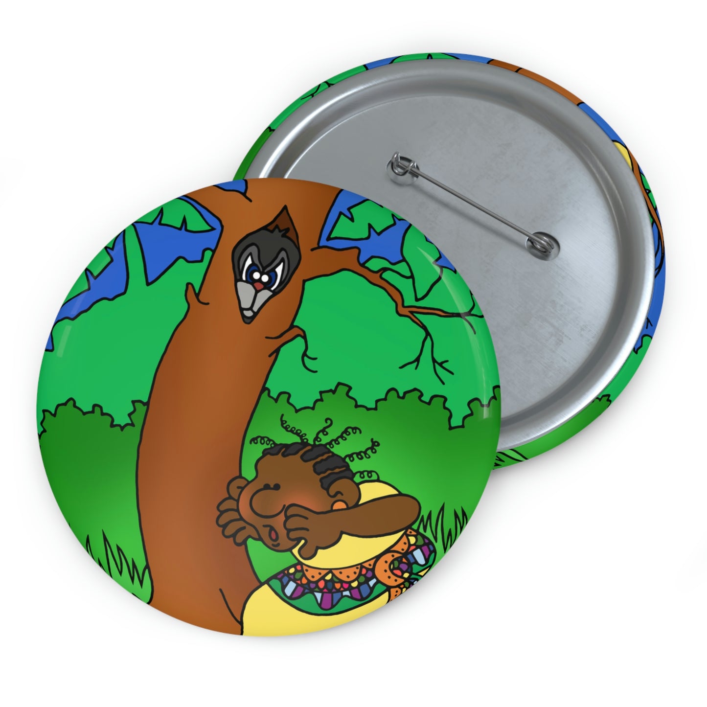 Once Upon West Africa Custom Pin Buttons