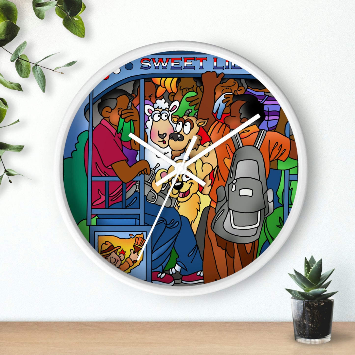 Once Upon West Africa! Wall Clock