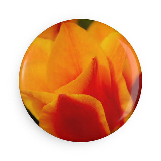 Flowers 13 Button Magnet, Round (1 & 10 pcs)