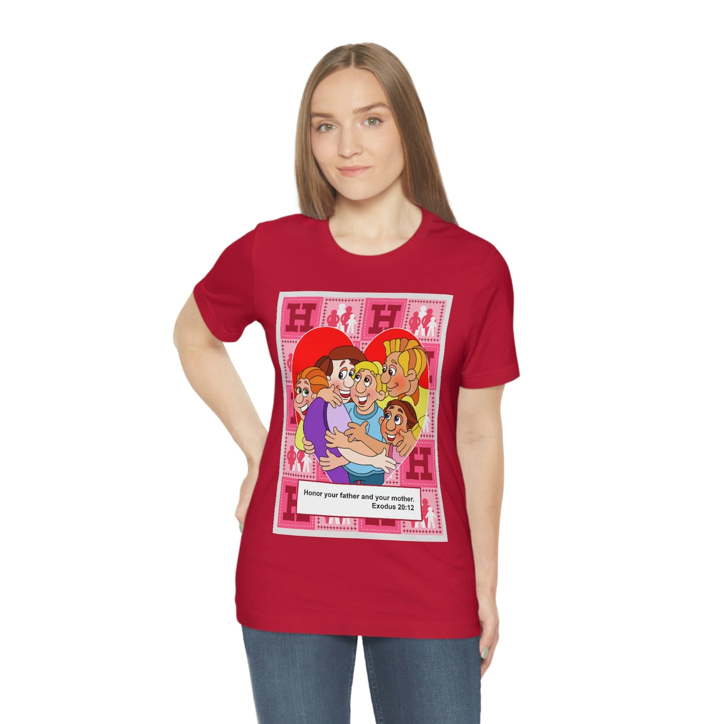 The Bible as Simple as ABC H Unisex Jersey Short Sleeve Tee