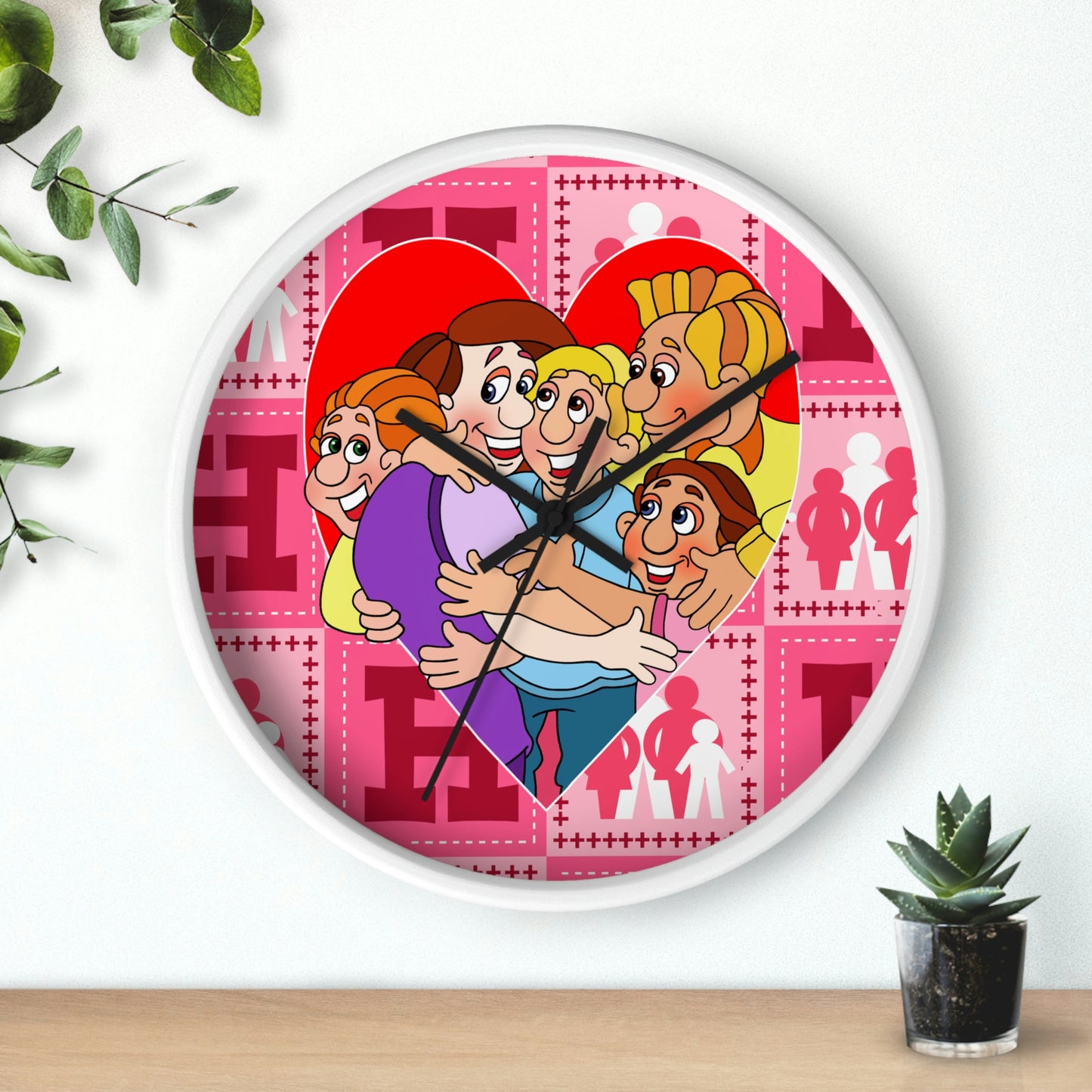 The Bible as Simple as ABC H Wall Clock