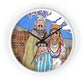 The Stone at the Door Wall clock