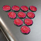 Flowers 08 Button Magnet, Round (1 & 10 pcs)