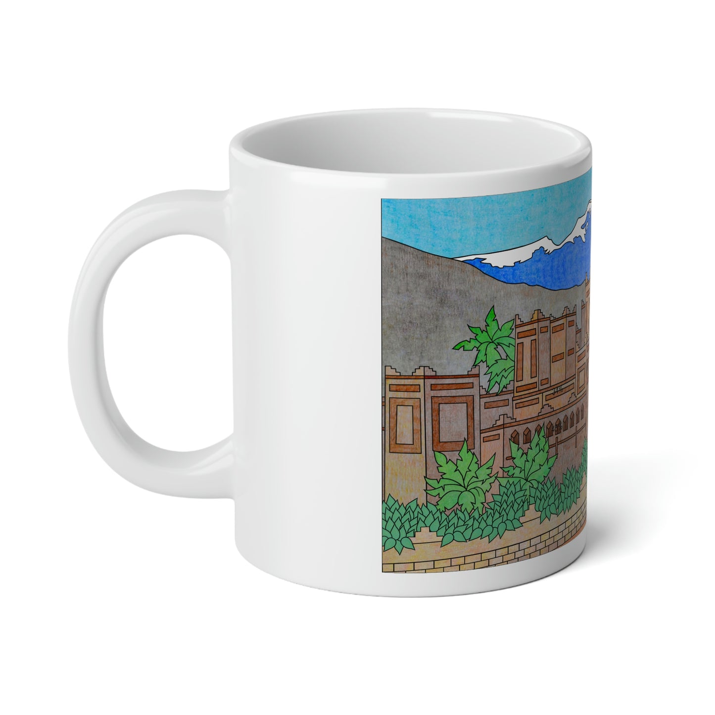 The Stone at the Door Jumbo Mug, 20oz