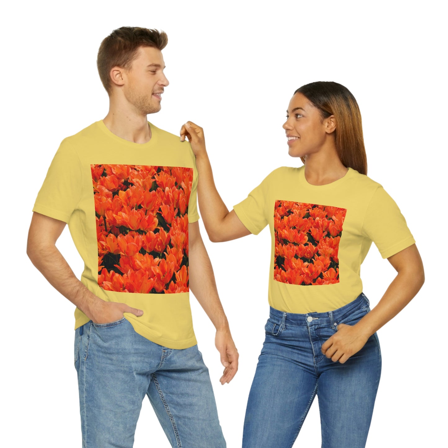 Flowers 03 Unisex Jersey Short Sleeve Tee