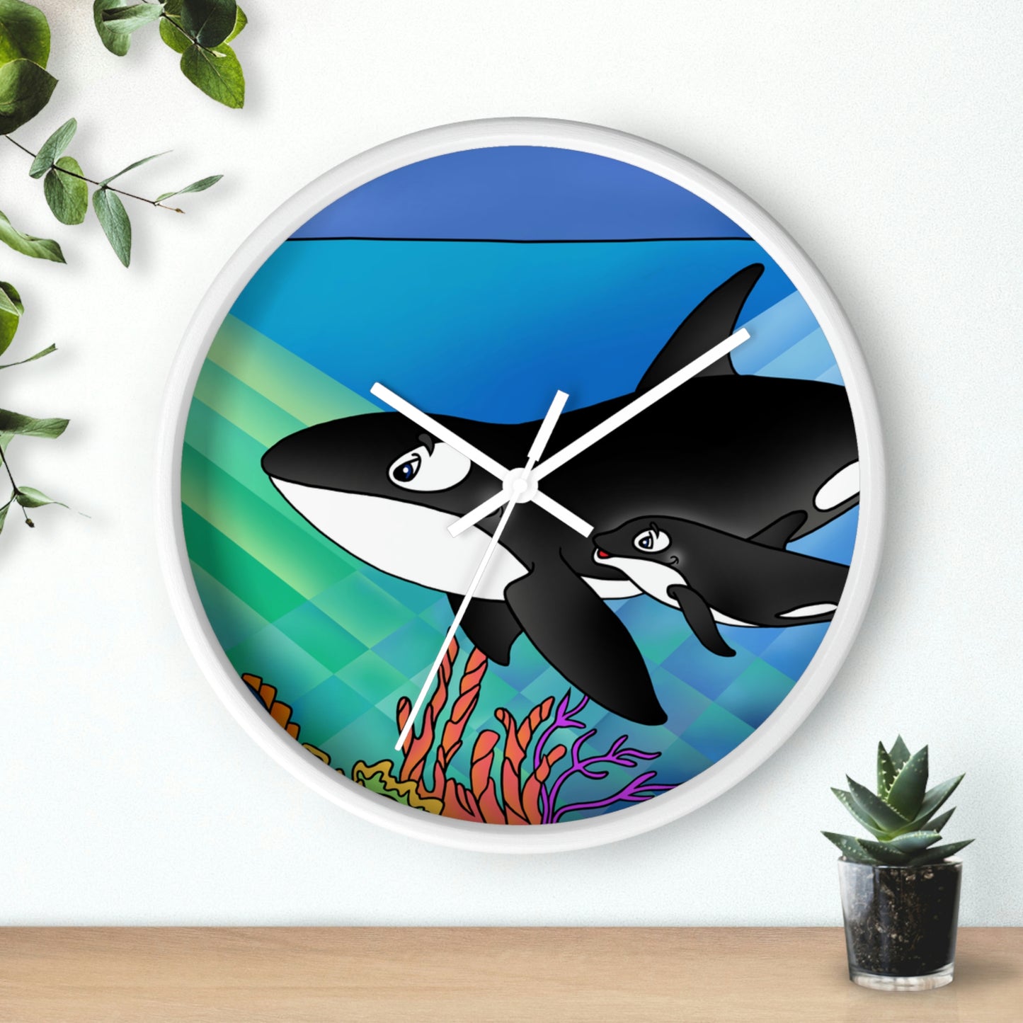 Orcas Wall Clock