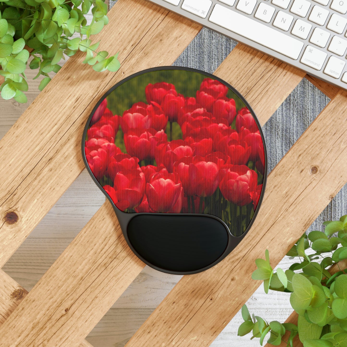 Flowers 22 Mouse Pad With Wrist Rest