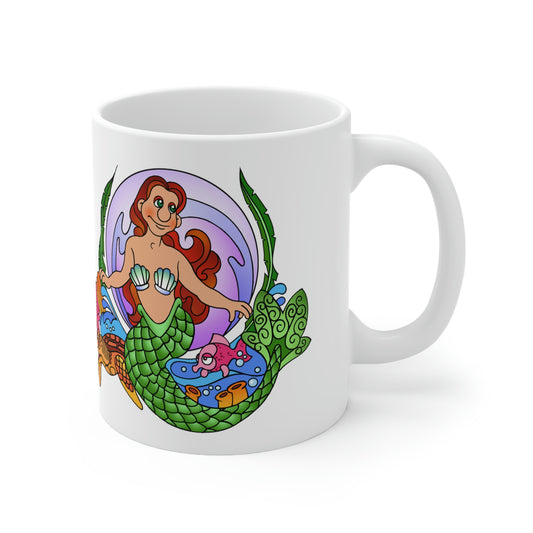 Mermaid! Ceramic Mug 11oz