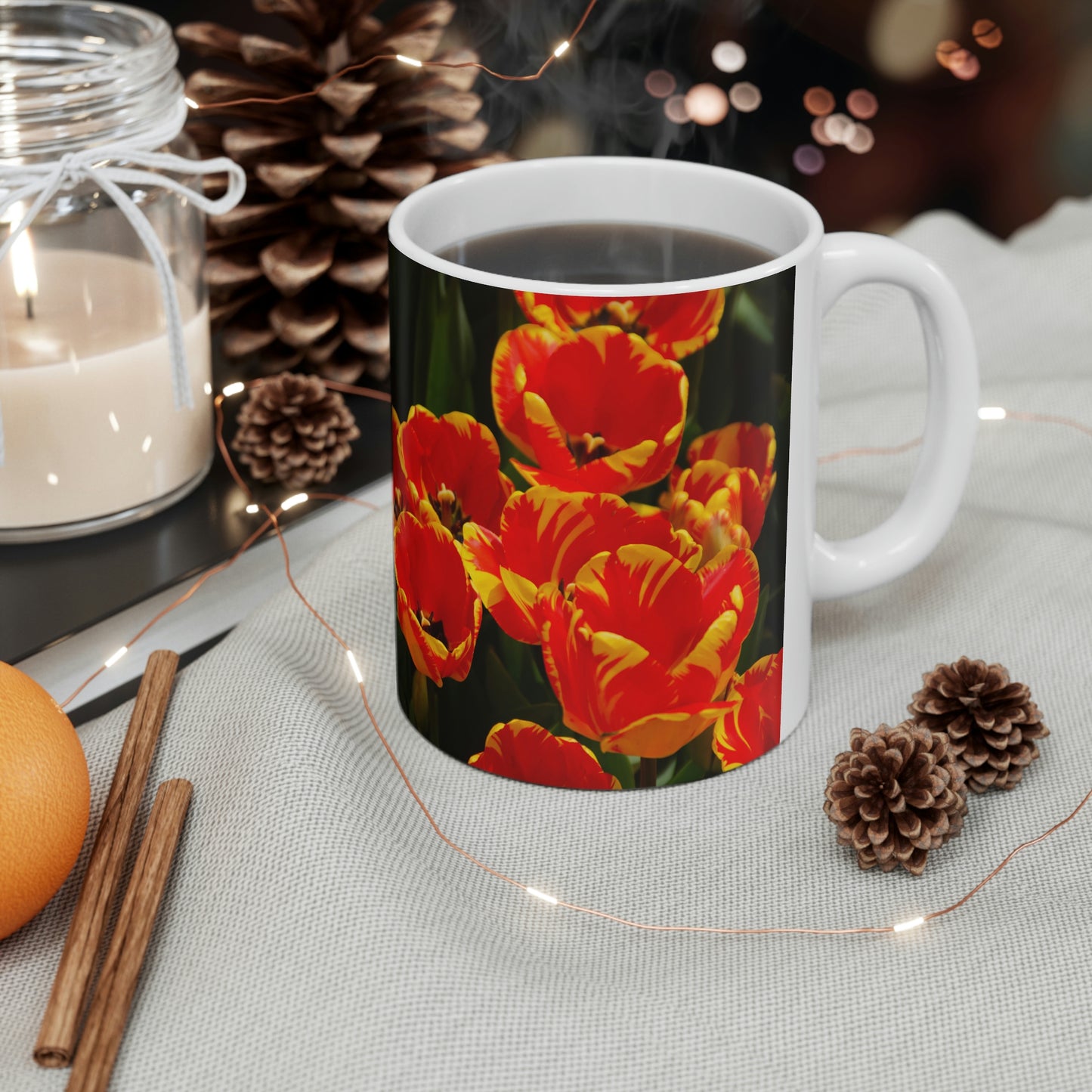 Flowers 19 Ceramic Mug 11oz