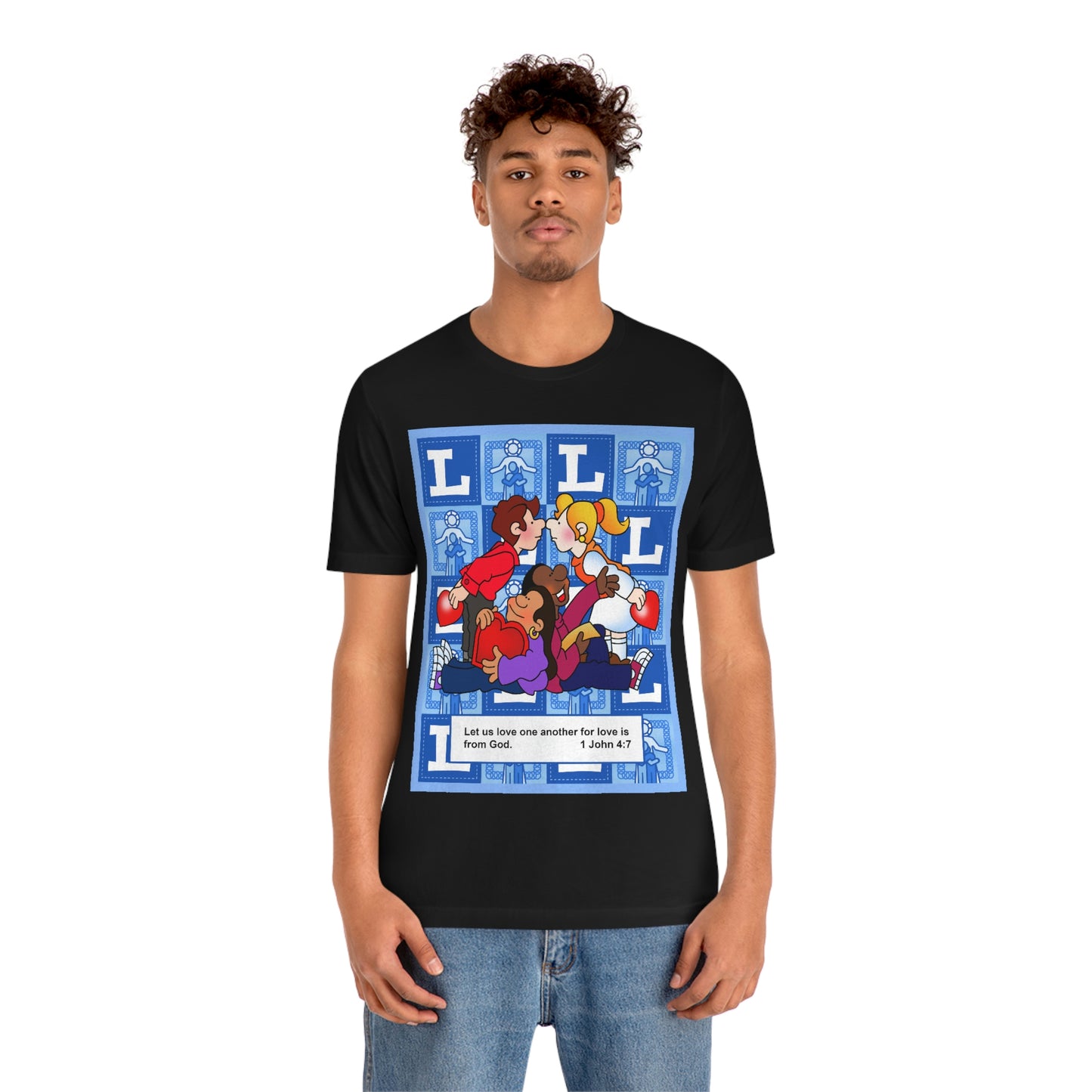 The Bible as Simple as ABC L Unisex Jersey Short Sleeve Tee