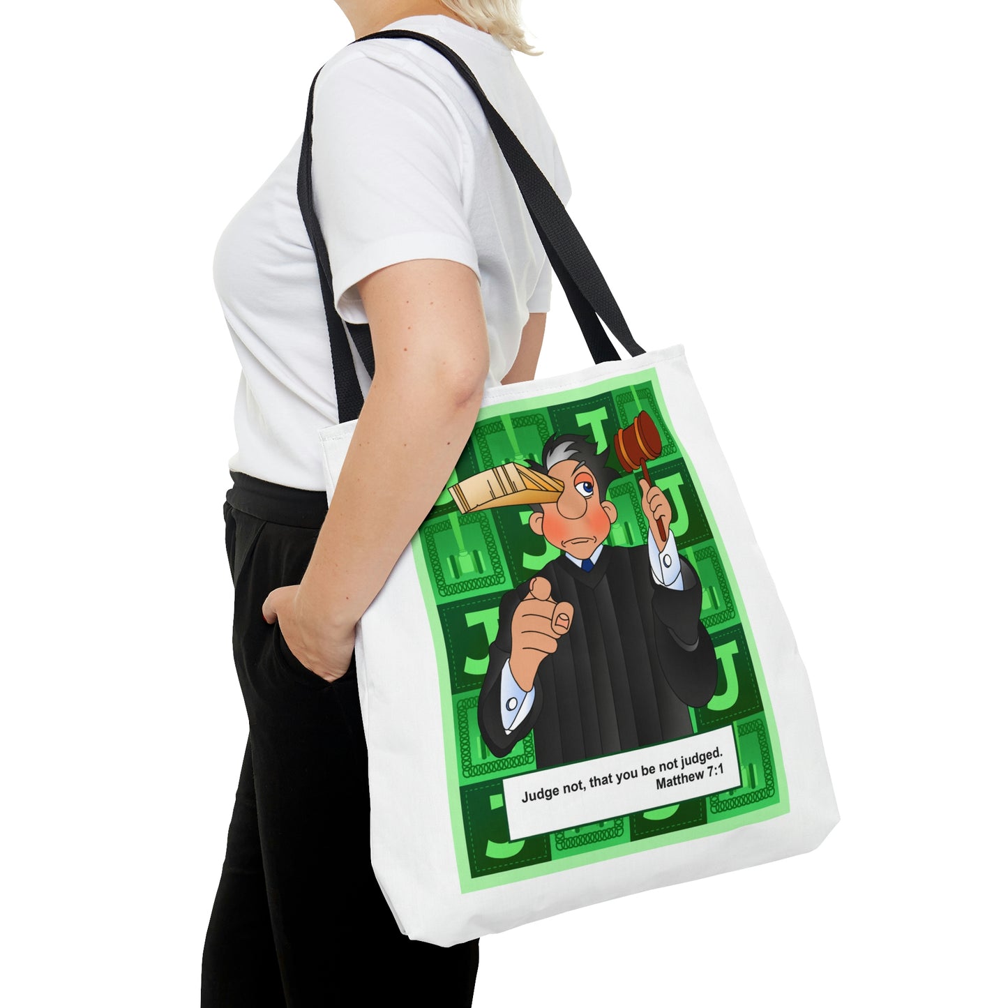 The Bible as Simple as ABC J AOP Tote Bag